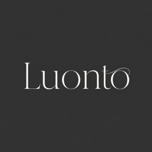 Tekoälyn luoma elegantti-tyylinen logopohja, metsä ja luonto