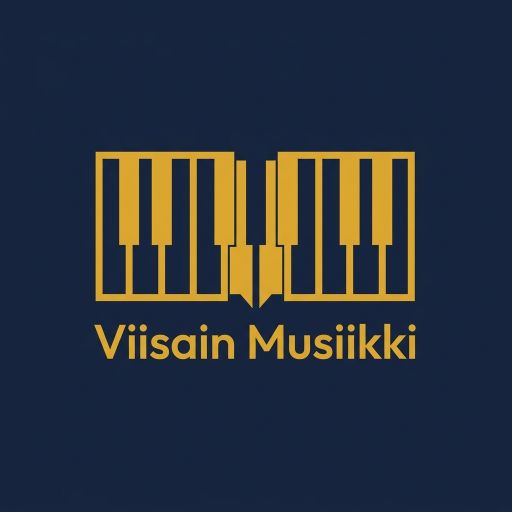 Tekoälyn luoma minimalistinen-tyylinen logopohja, musiikki ja ääni