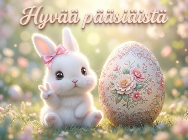 Oma supersuloinen pääsiäiskuva