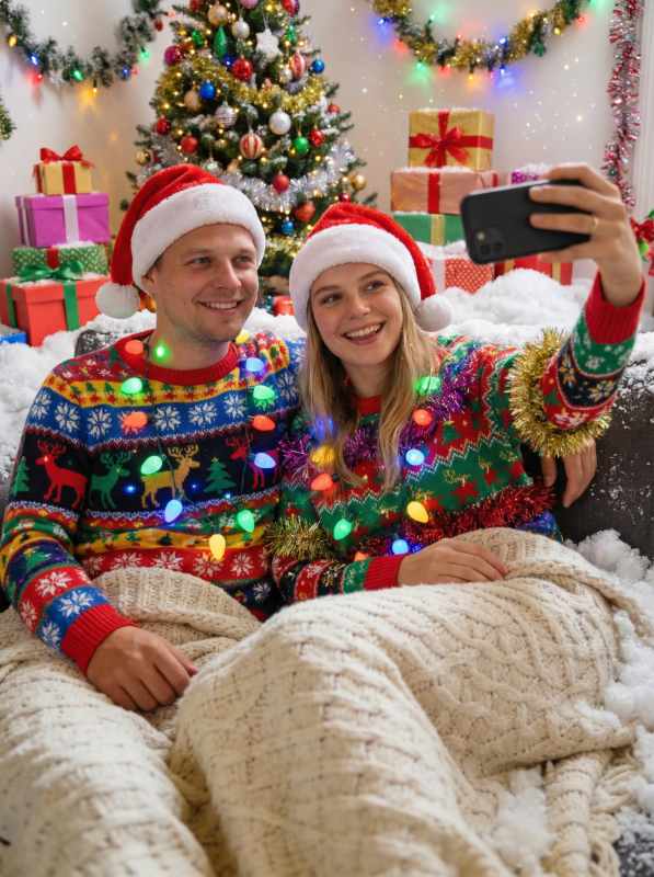 Muuta kuvasi hauskaksi joulukortiksi