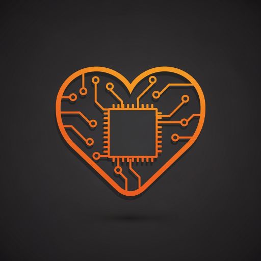 Tekoälyn luoma logo teknologiayritykselle